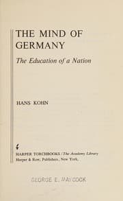 Tapa de The mind of Germany