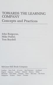 Tapa de Towards the learning company