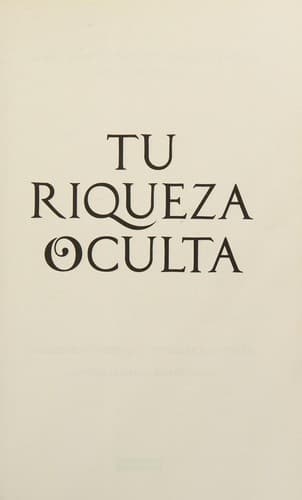 Tapa de Tu riqueza oculta