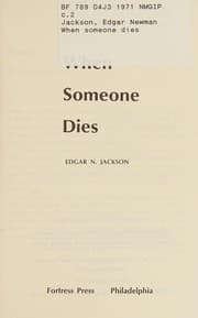 Tapa de When someone dies