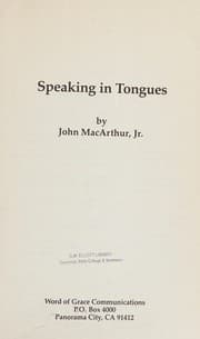 Tapa de Speaking in tongues
