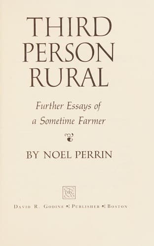 Tapa de Third person rural