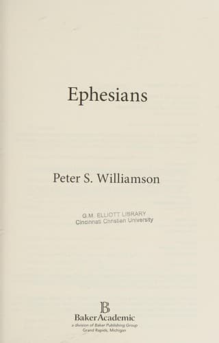 Tapa de Ephesians