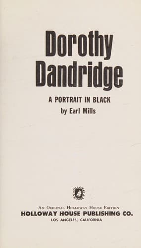 Tapa de Dorothy Dandridge