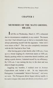 Tapa de Memories of the Mato Grosso, Brazil