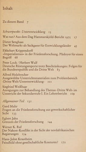 Tapa de Schwerpunkt, Unterentwicklung