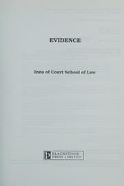 Tapa de Evidence