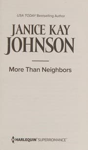 Tapa de More Than Neighbors