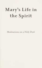 Tapa de Mary's life in the Spirit