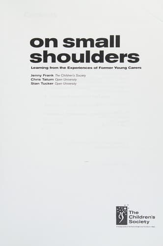 Tapa de On small shoulders