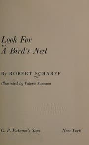 Tapa de Look for a bird's nest