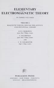 Tapa de Elementary electromagnetic theory