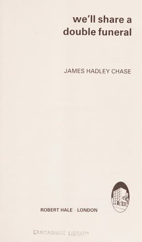 Tapa de We'll share a double funeral