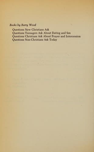 Tapa de Questions non-Christians ask today