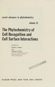 Tapa de The Phytochemistry of Cell Recognition and Cell Surface Interactions (Recent Advances in Phytochemistry)