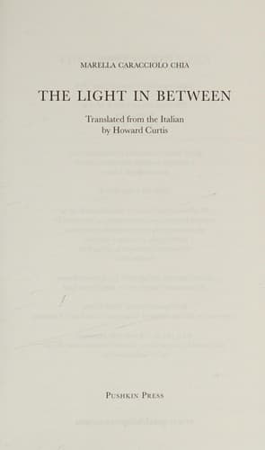 Tapa de Light in Between