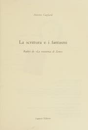 Tapa de La scrittura e i fantasmi