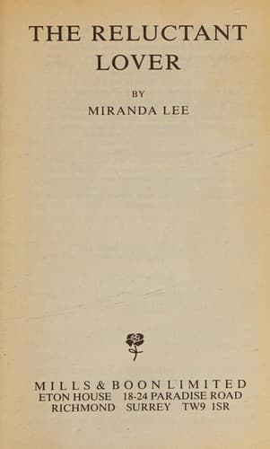 Tapa de The reluctant lover