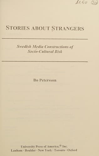 Tapa de Stories about strangers