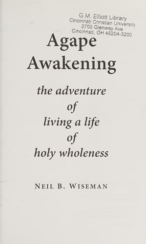 Tapa de Agape awakening