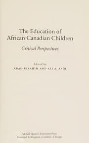 Tapa de Education of African Canadian Children