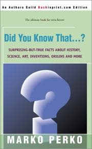 Tapa de Did You Know That...?