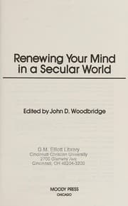 Tapa de Renewing your mind in a secular world