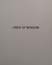 Tapa de Lines of wisdom