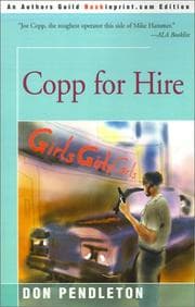 Tapa de Copp for Hire (Joe Copp Thrillers)