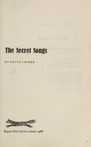Tapa de The Secret Songs
