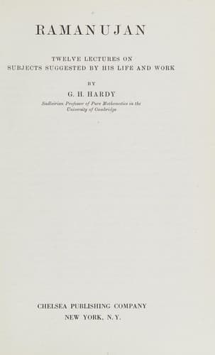 Tapa de Ramanujan