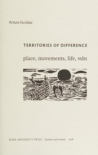 Tapa de Territories of difference