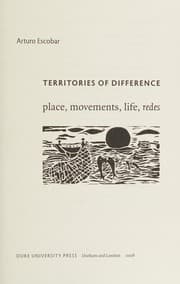 Tapa de Territories of difference