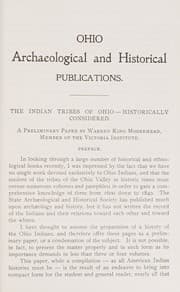 Tapa de The Indian tribes of Ohio