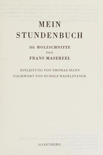 Tapa de Mein Stundenbuch