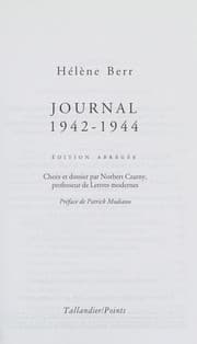 Tapa de Journal, 1942-1944