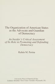 Tapa de Organization of American States As the Advocate and Guardian of Democracy