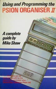 Tapa de Using and programming Psion Organiser II