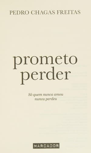 Tapa de Prometo Perder