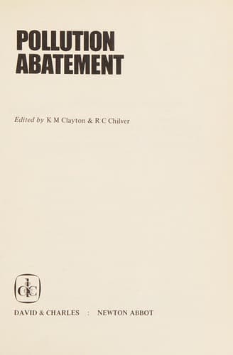 Tapa de Pollution abatement