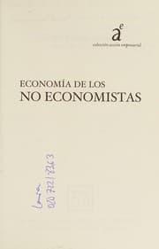 Tapa de Economía de los no economistas