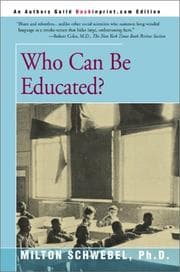 Tapa de Who can be educated?