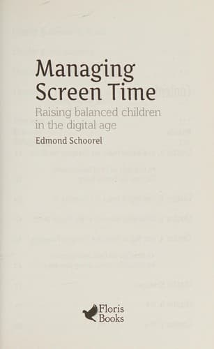 Tapa de Managing Screen Time