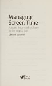 Tapa de Managing Screen Time