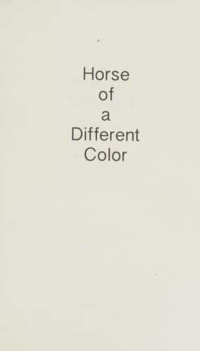 Tapa de Horse of a different color