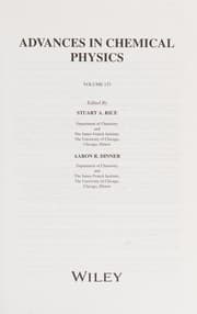 Tapa de Advances in Chemical Physics Vol. 111