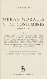 Tapa de Obras Morales y de Costumbres III