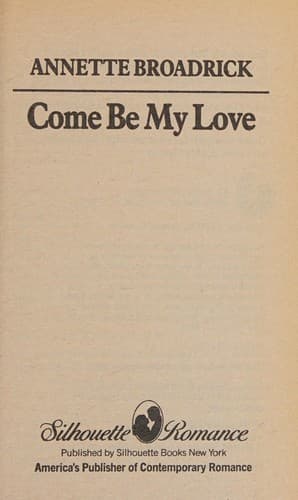 Tapa de Come Be My Love