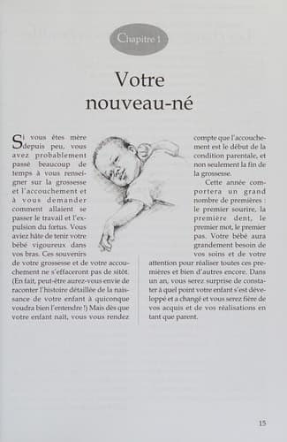 Tapa de La première année de votre bébé