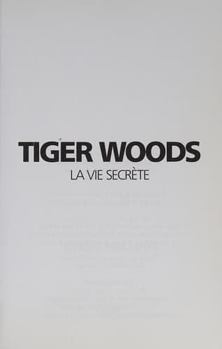 Tapa de Tiger Woods